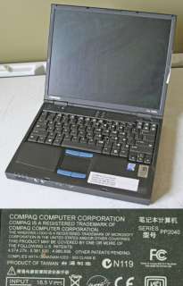 COMPAQ EVO N600C 14 LAPTOP COMPUTER PENTIUM III 1.2GHZ  