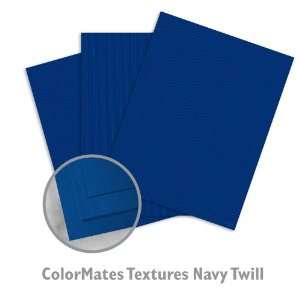  ColorMates Textures Navy Twill Cardstock   250/Package 