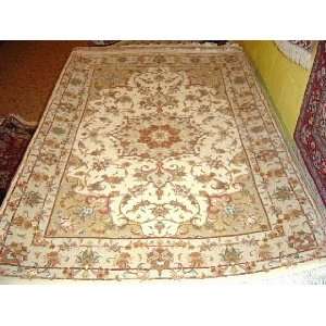  3x4 Hand Knotted Tabriz Persian Rug   49x35