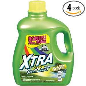 Xtra Liquid Laundry 2X Concentrate, Scentsations Springsunshine, 170 