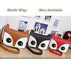 New Contrast Color Owl Messenger Pu Material Hobo Shoulder Bag J013