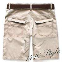 Men Summer short Pants white and navy trousers  