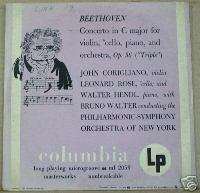 CORIGLIANO ROSE Columbia ML 2059 VIOLIN CELLO 10 EP  