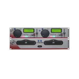  Pyle Pro Dual CD/ player with Disc ID Electronics