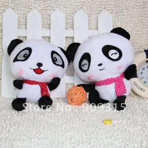  ems   18cm lovely little panda plush toys christmas gift 