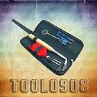 New Piano Tuning Kit Tools Hammer & Fork Mutes Case  I