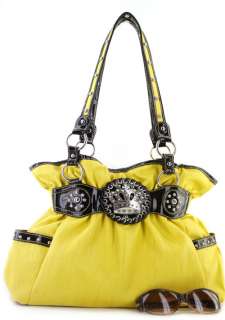 Wt. Celebrity Rhinestone Designer Western Bag Handbag.  