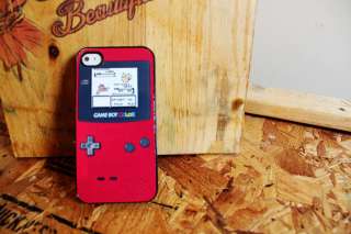   Gameboy Apple Iphone 4 / 4s case nintend mario game boy pikachu 1