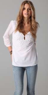 Velvet Aubin Embroidered Blouse  