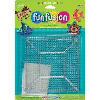  Perler Beads Large Clear Square Pegboards  2 Count 