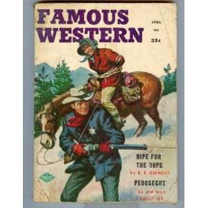  Famous Western April 1958 Famous Western Magazine Books