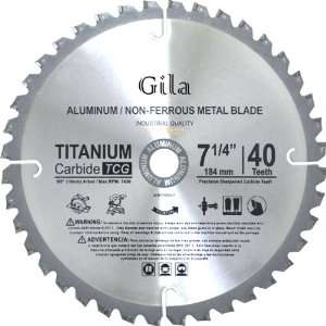 7 1/4 Inch 40 Teeth TCG Non Ferrous Metal Cutting Carbide 