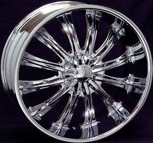 28 inch B15 chrome wheels rims Escalade Avalanche Tahoe  