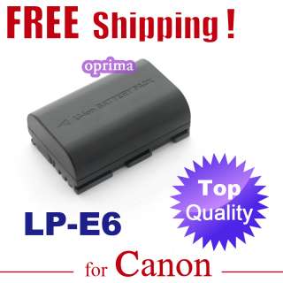 genuine Pisen Battery for Canon LP E6 EOS 5D Mark II 7D 6940735403100 