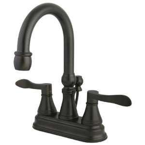   Lavatory Faucet with Brass Pop Up, Oil Rubbed Bronze