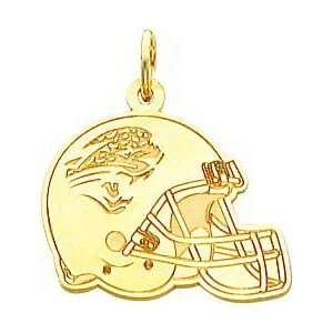  14K Gold NFL Jacksonville Jaguars Football Helmet Charm 
