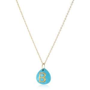    Charmed Circle Love Letter Turquoise B Necklace Jewelry