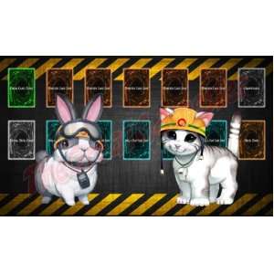  Yugioh Rescue Rabbit / Cat on Construction BG Custom 