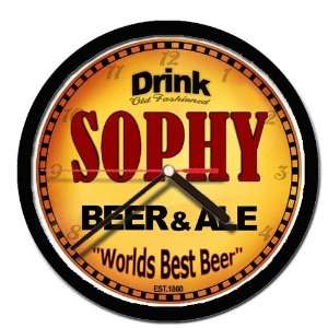  SOPHY beer and ale cerveza wall clock 