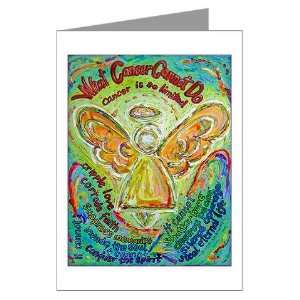  Rainbow Cancer Angel Health Greeting Cards Pk of 10 by 