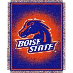 Boise State College Triple Woven Blanket