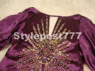   Nanette Lepore Darjeeling Silk Gossip Girl Celebrity Dress 2 4  