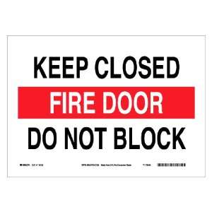   Legend Keep Closed Fire Door Do Not Block Industrial & Scientific