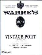 Warres Vintage Port 1983 