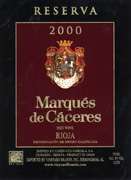 Marques de Caceres Rioja Reserva 2000 