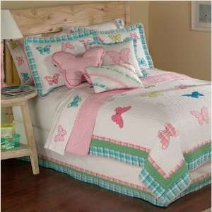  Bundle 55 Plaid Butterfly Garden Bedding Collection (3 