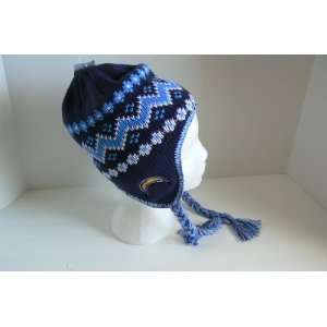  NFL Reebok San Diego Chargers Onfield Braided Beanie Hat 