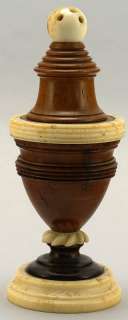 05780 Treen Coquilla Pounce Pot   Shaker c. 1780  