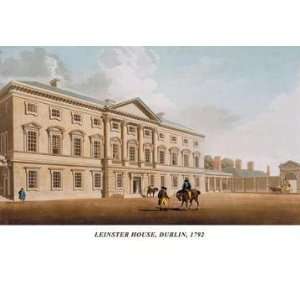   Leinster House Dublin 1792 12x18 Giclee on canvas
