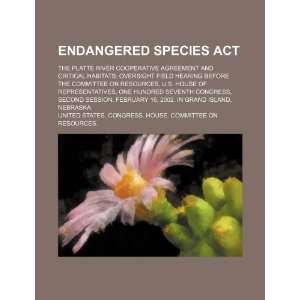  Endangered Species Act the Platte River cooperative 