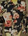 COLDWATER CREEK Sz 1X Multi Color Floral Paisley Jean JACKET Womens 