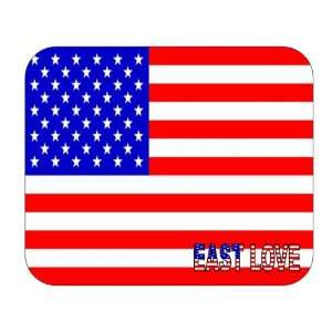  US Flag   East Love, Oklahoma (OK) Mouse Pad Everything 