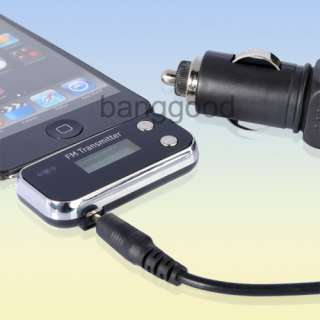 FM Radio Transmitter Remote Car Charger for iPhone 4S 4G 3GS 3G iPod 