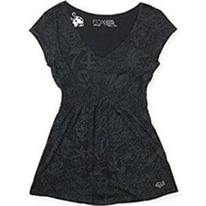    Fox Racing Womens After Midnight Top   Small/Black Automotive