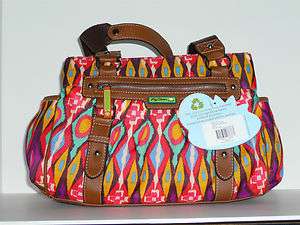   handbag satchel   recycled   2 patterns   floral   Waka Waka  