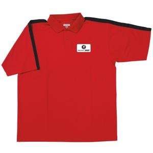  Moose Racing Official NRA Polo Shirt   Medium/Red 