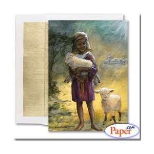   Masterpiece Holiday Cards  BOY WITH SHEEP   (1 box)