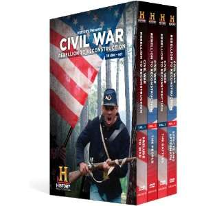 Civil War Rebellion to Reconstruction 14PK DVD Set Toys 