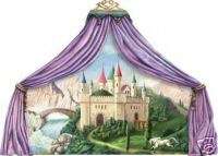 Castle Canopy Storybook Fairytale Mural  