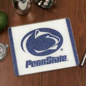 NCAA Penn State Nittany Lions 10 x 8 Tempered Glass Cutting Board 