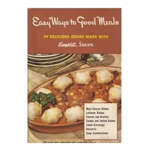  Easy Ways to Good Meals Campbell Soup Company Books