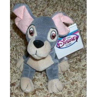 Retired Disney Lady and the Tramp 7 Inch Plush Bean Bag Tramp Doll
