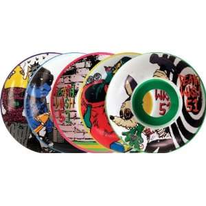  Death Toons Assorted Colors Skateboard Wheels   51mm 99a (Set 