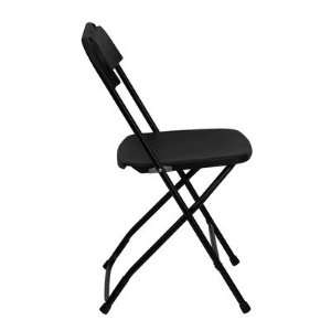  Hercules Series Premium Plastic Folding Chair Color Black 