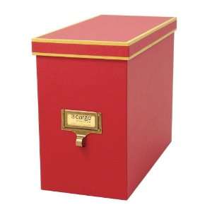  cargo Atheneum File Box, Red, Set of 2