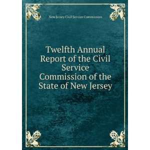   Commission of the State of New Jersey New Jersey Civil Service